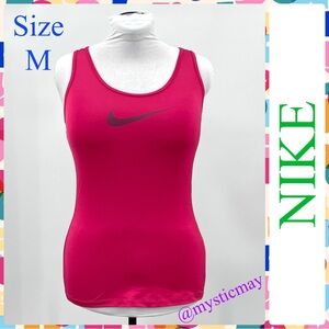 Women’s NIKE Pro Cool Dri-Fit Training Tank Top Size M in Dark Pink / Burgundy